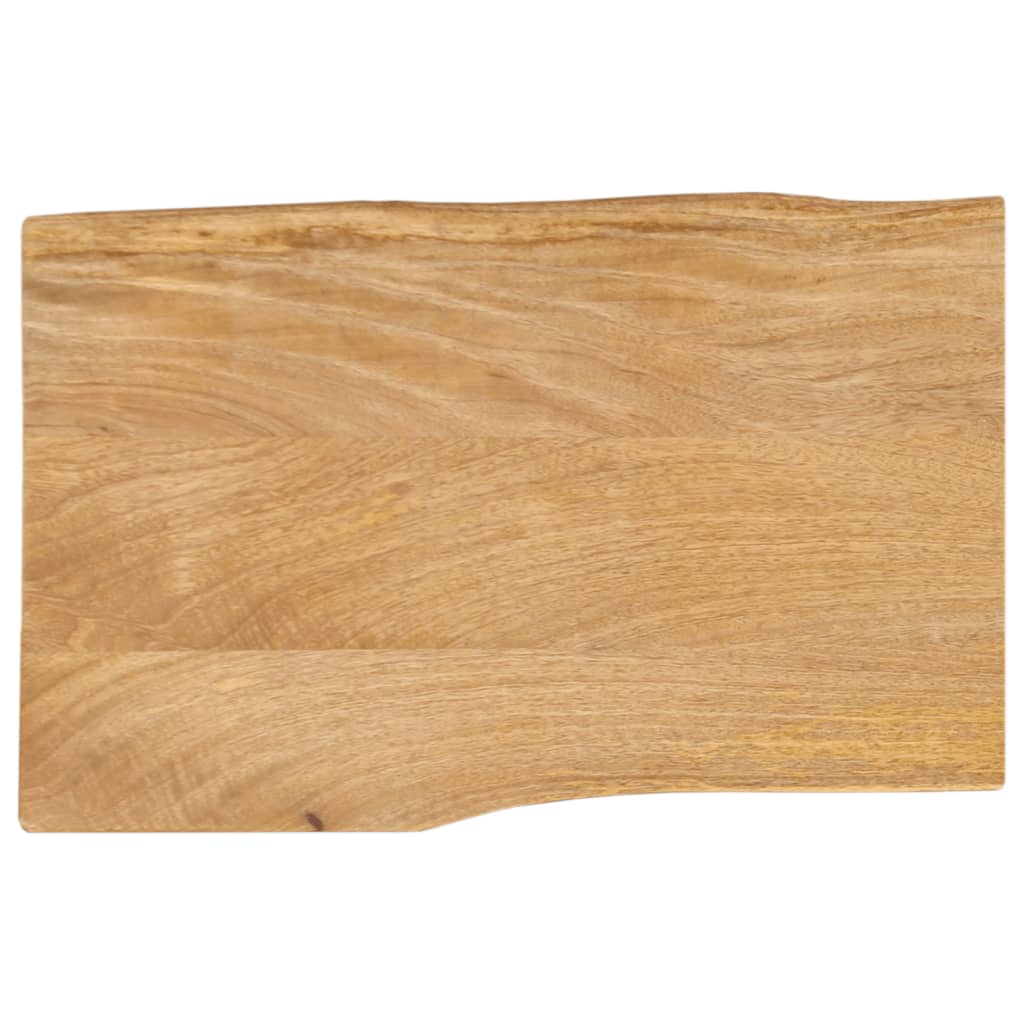 Tischplatte 40x40x2,5 cm Rechteckig Massivholz Akazie Baumkante