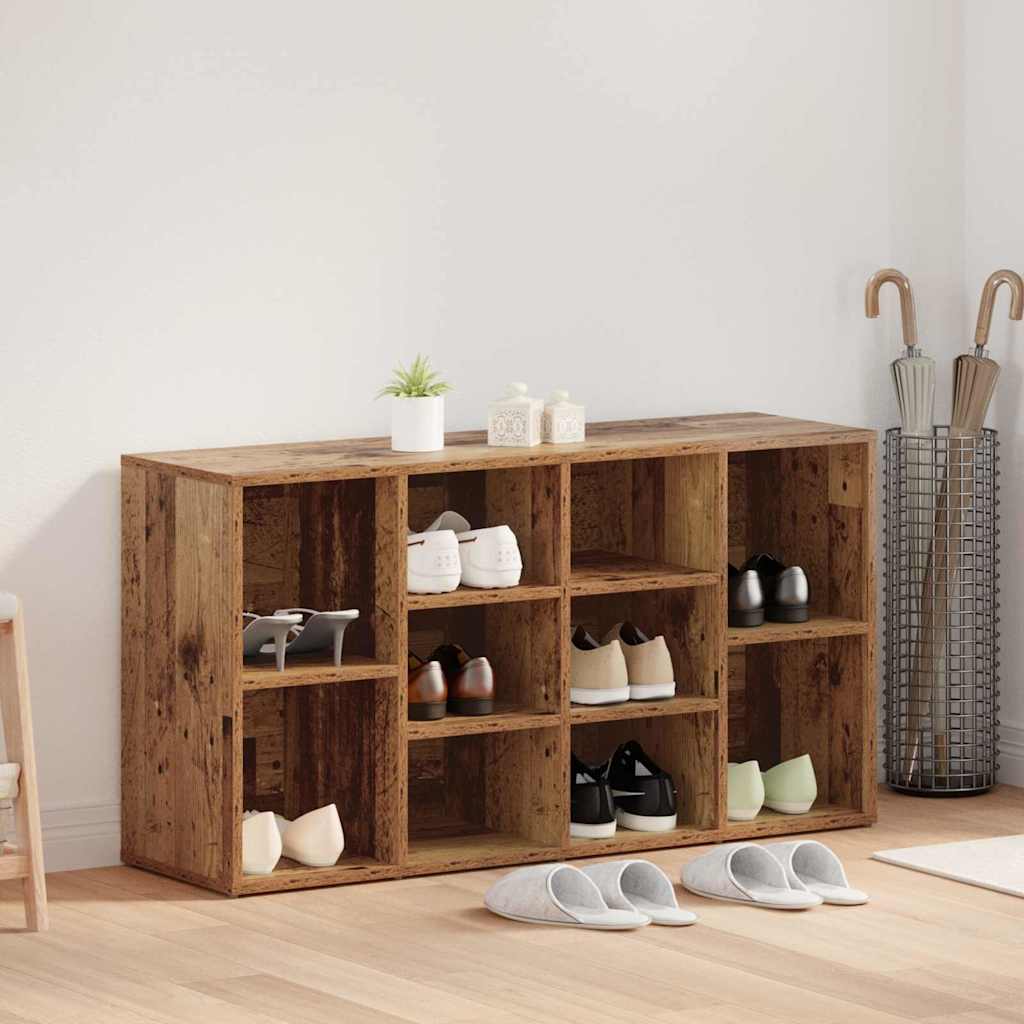 Schuhbank Weiß 103x30x55 cm Holzwerkstoff