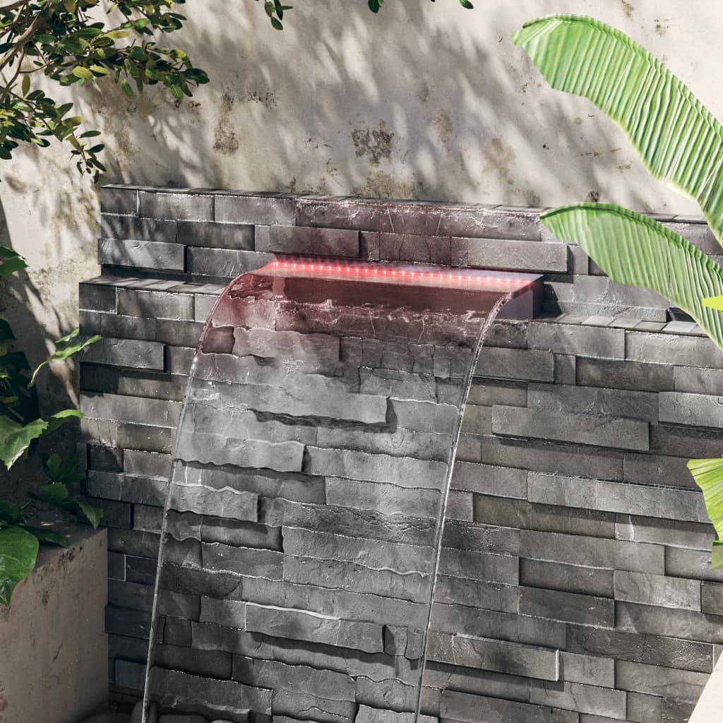 Wasserfall-Element mit RGB LEDs Acryl 30 cm