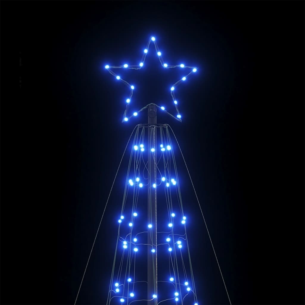 LED-Weihnachtsbaum mit Erdspießen 220 LEDs Warmweiß 180 cm