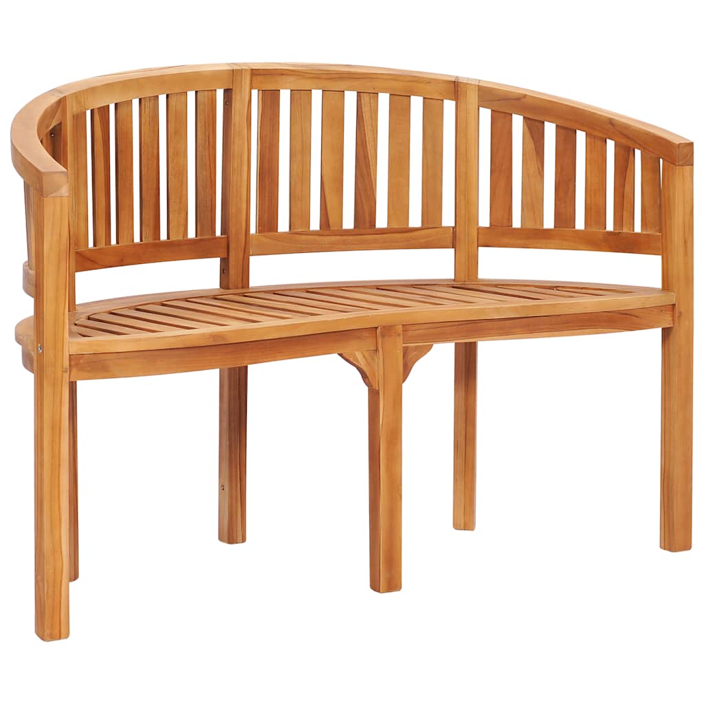 Bananenbank 180 cm Massivholz Teak