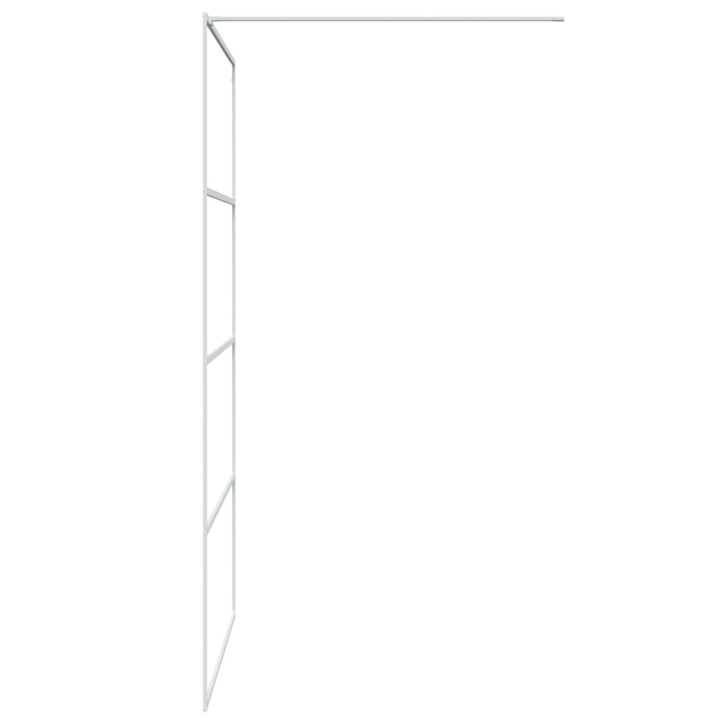 Duschwand für Begehbare Dusche mit Klarem ESG Glas 80x195 cm
