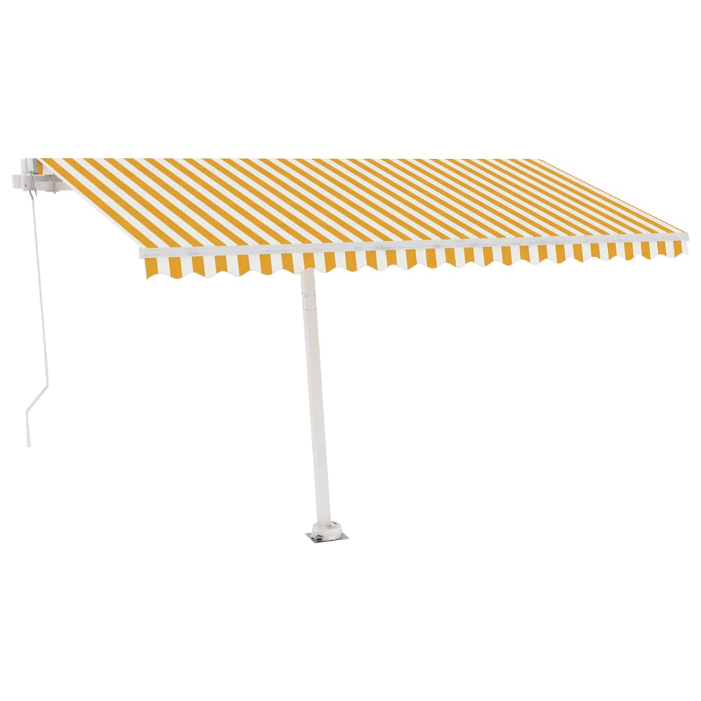 Standmarkise Manuell Einziehbar 300x250 cm Creme