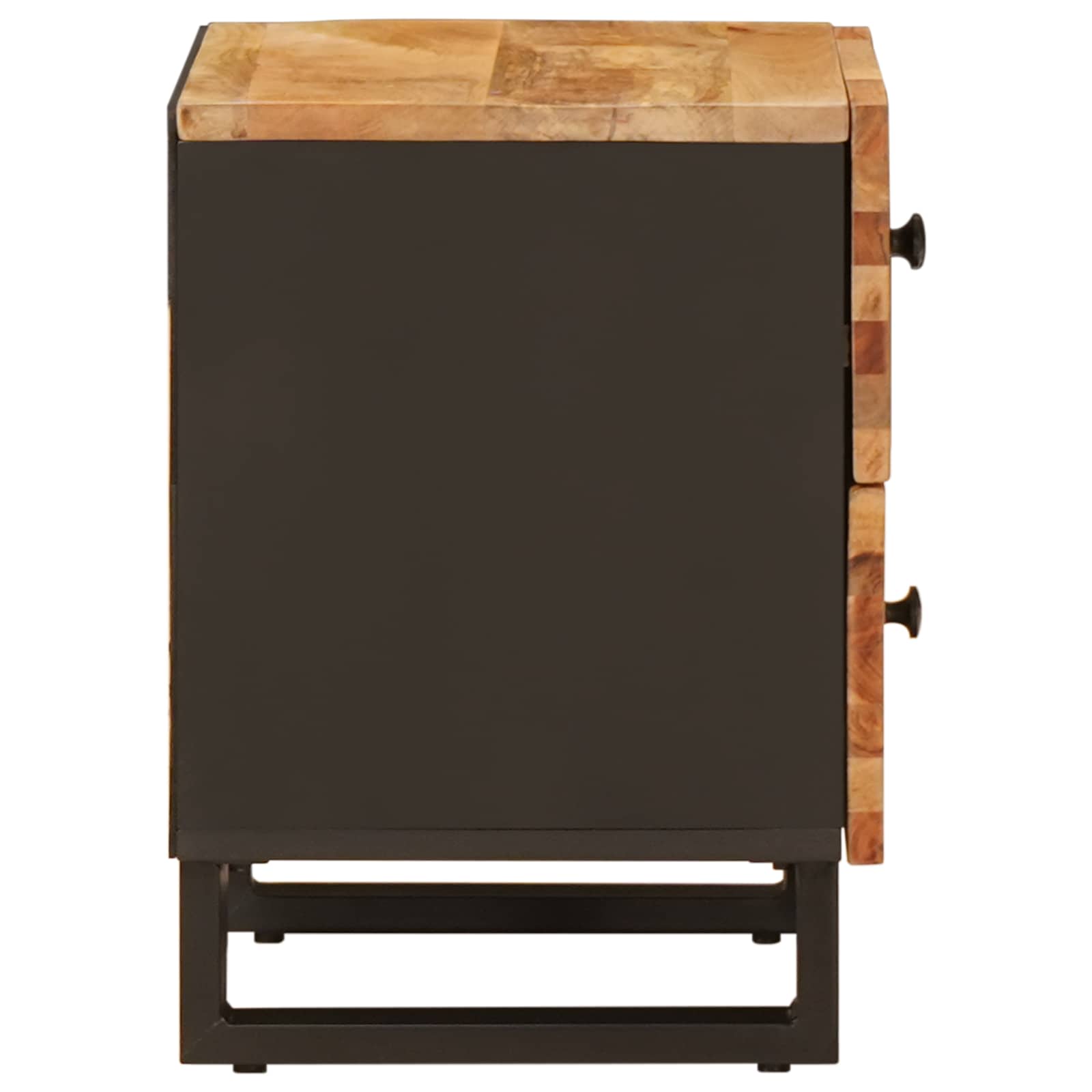 Nachttisch Braun 40 x 33 x 46 cm Massivholz Mango