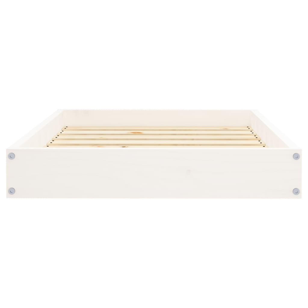 Hundebett 51,5x44x9 cm Massivholz Kiefer