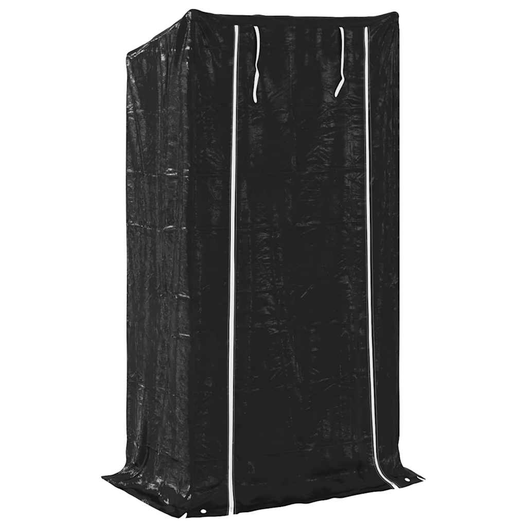 Brennholzregal mit Regenschutz 100,5x40,5x110,5 cm