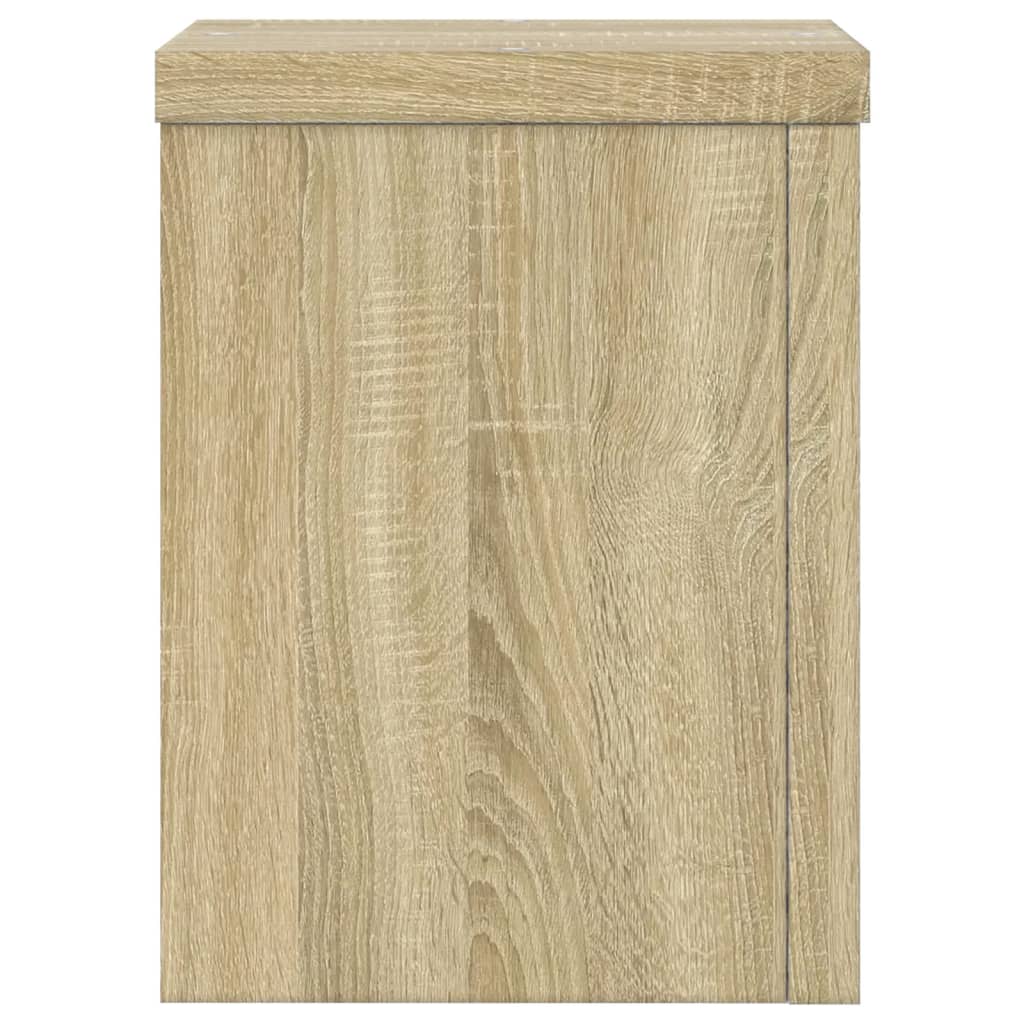 Pflanzenständer 2 Stk. Weiß 33x33x100 cm Holzwerkstoff