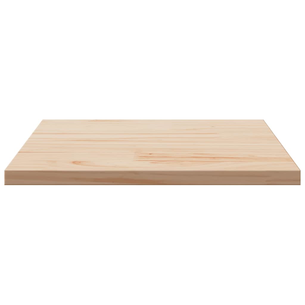 Tischplatte Weiß 40x40x2,5 cm Massivholz Kiefer Quadratisch