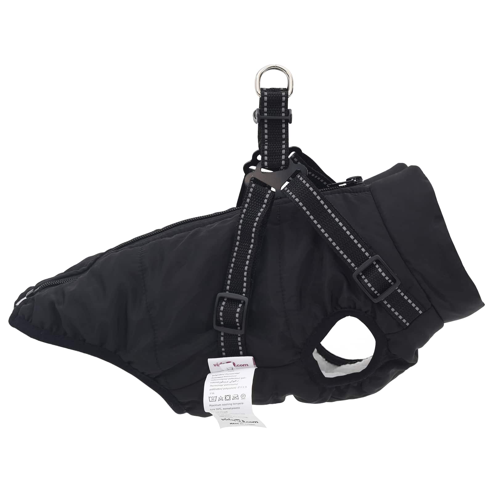 Hundemantel Rot L24 Fleece und Polyester