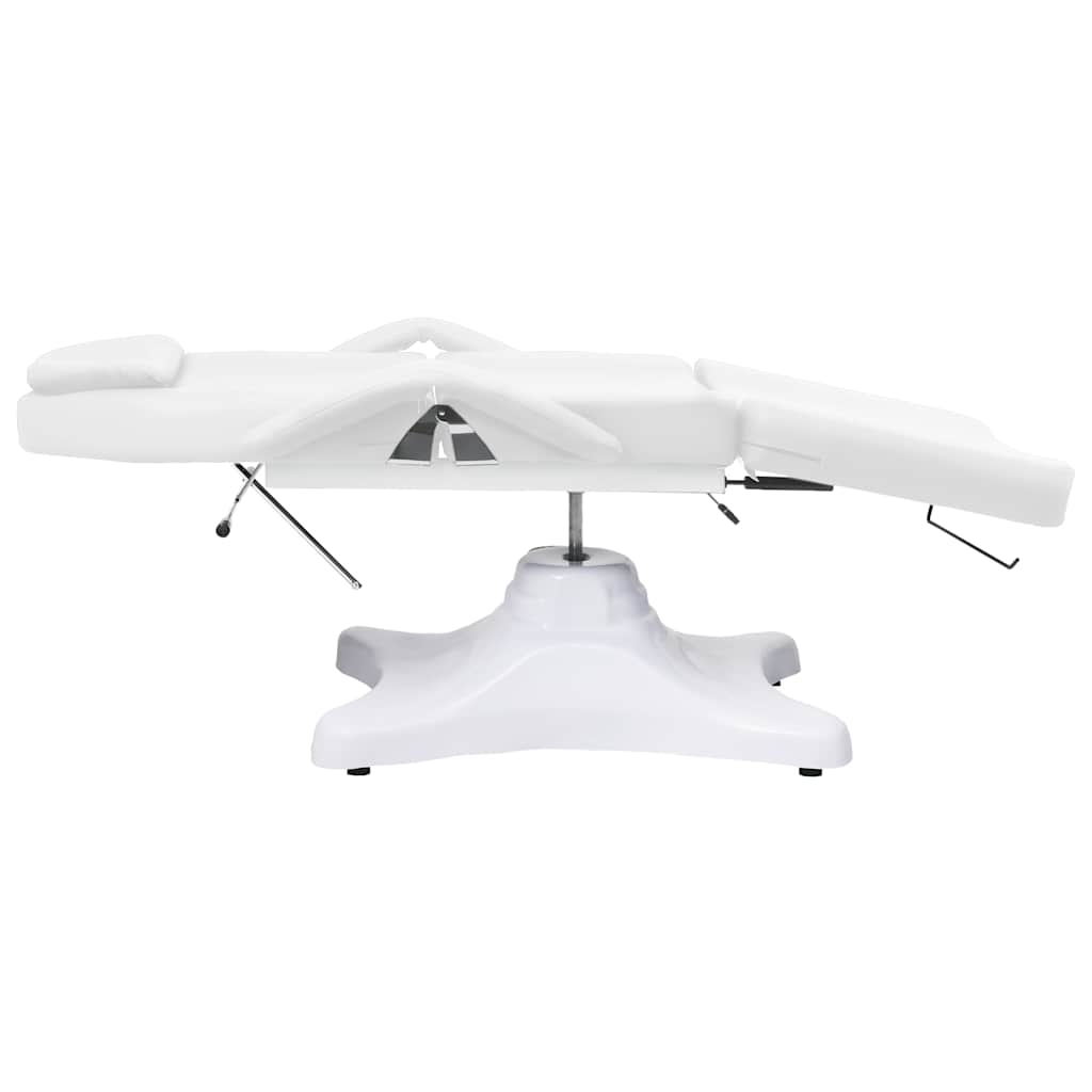 Massagetisch Weiß 180x62x(86,5-118) cm