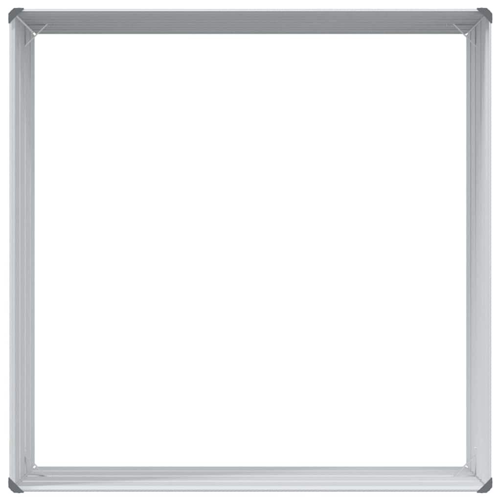 Hochbeet Hellbraun 100 x 100 x 77 cm Verzinkter Stahl