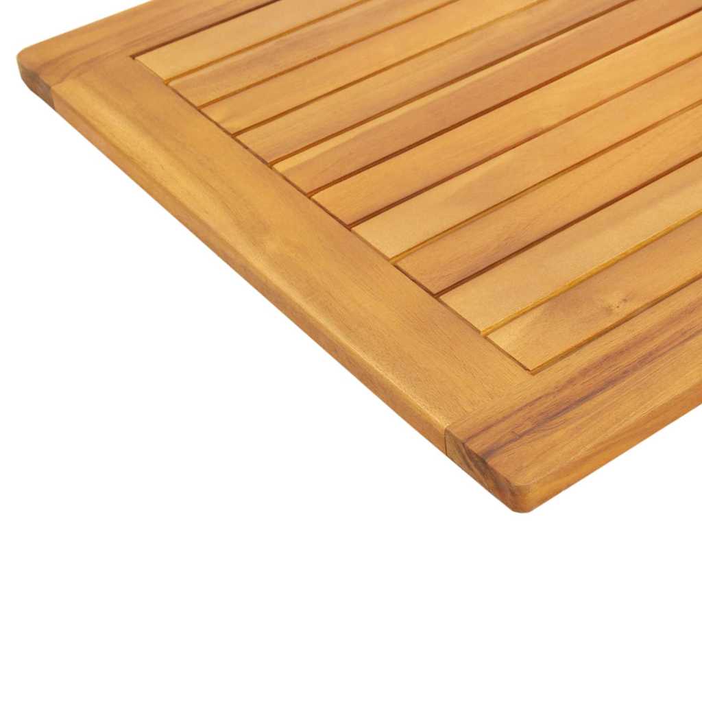 Tischplatte Öl-Natur 80 x 40 x 2 cm Massivholz Akazie