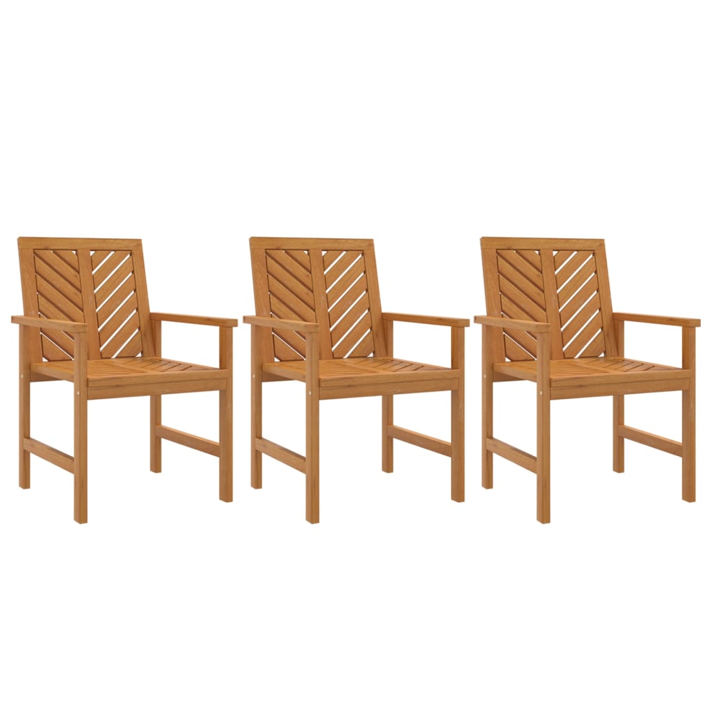 Esszimmerstuhl 6 pcs Natur Massivholz Akazie