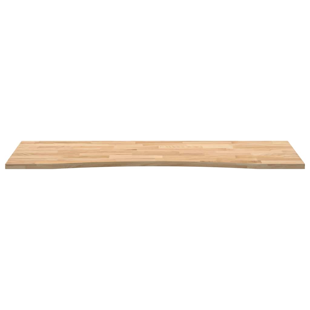 Schreibtischplatte Unbehandelt 80x50x2,5 cm Massivholz Eiche