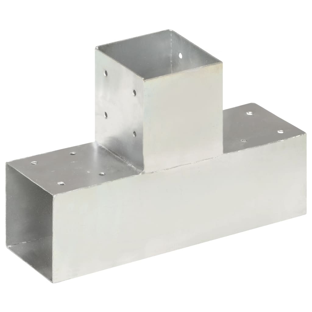 Pfostenverbinder L-Form Verzinktes Metall 71 x 71 mm