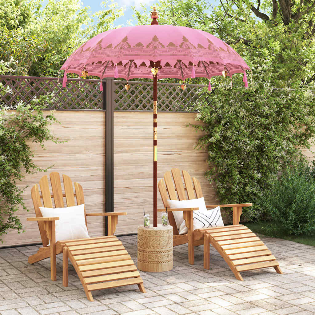 Balinesischer Sonnenschirm Creme 185 x 185 x 260 cm