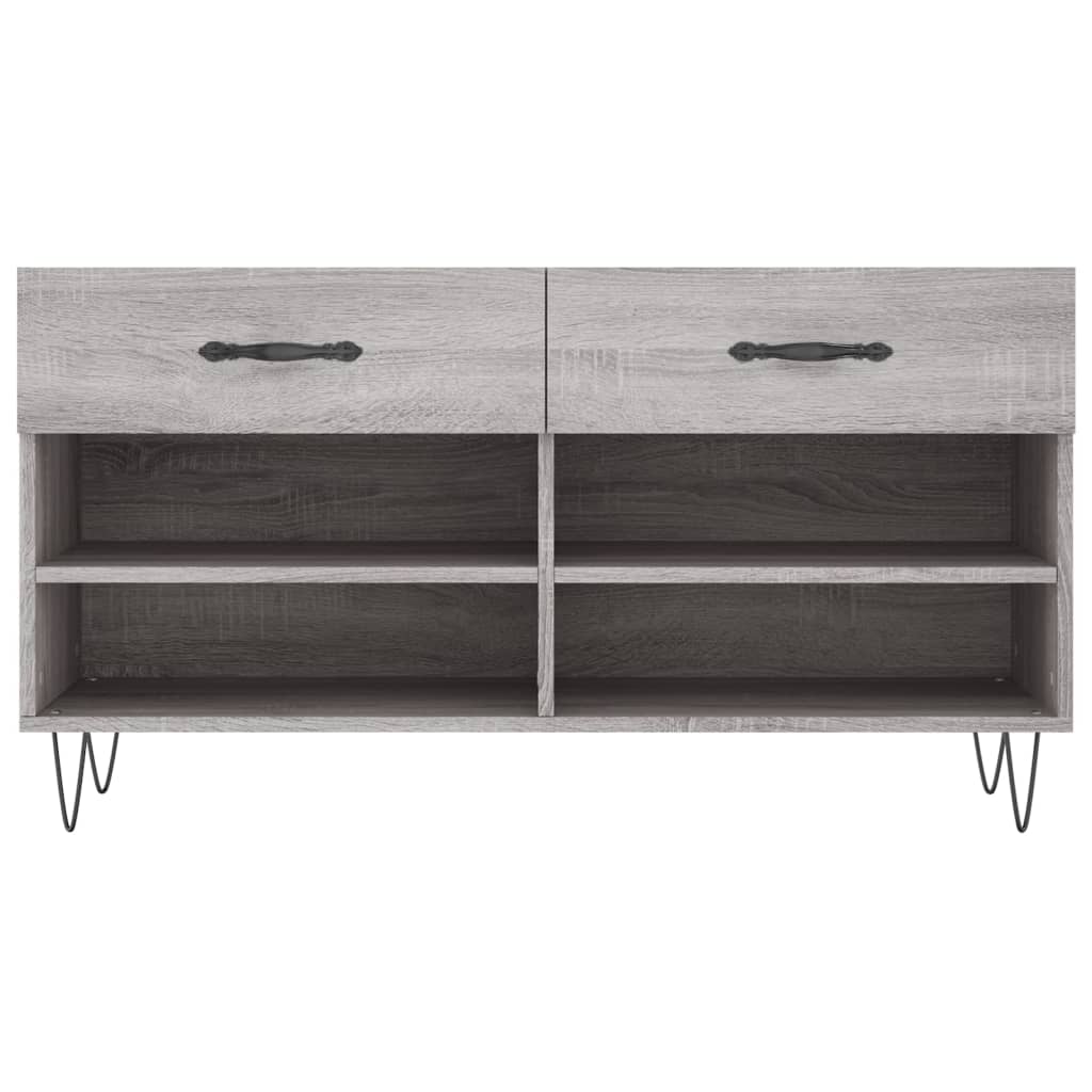 Schuhbank Weiß 102x35x55 cm Holzwerkstoff