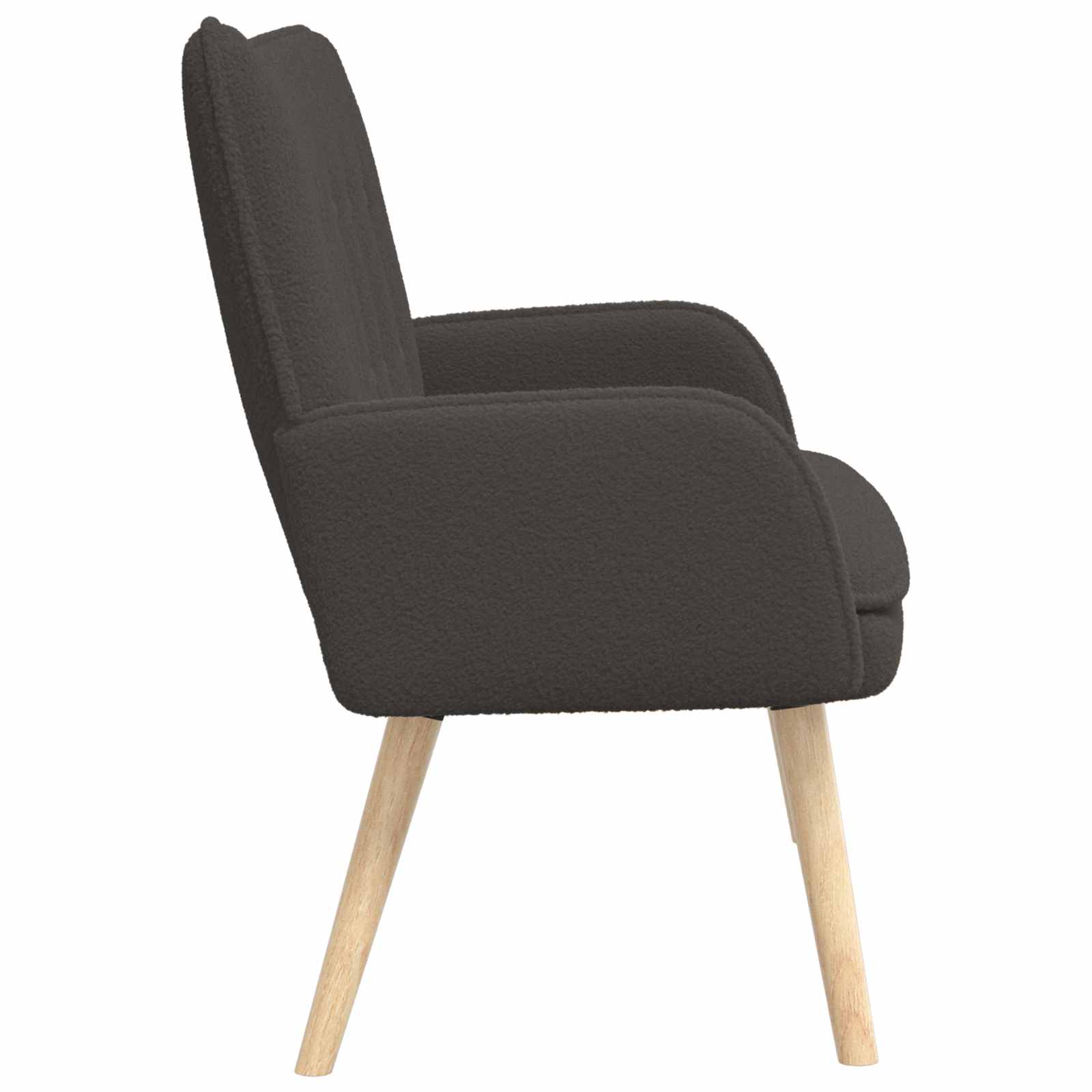 2-Sitzer Sofa Hellgrau 115 x 61 x 87 cm Bouclé