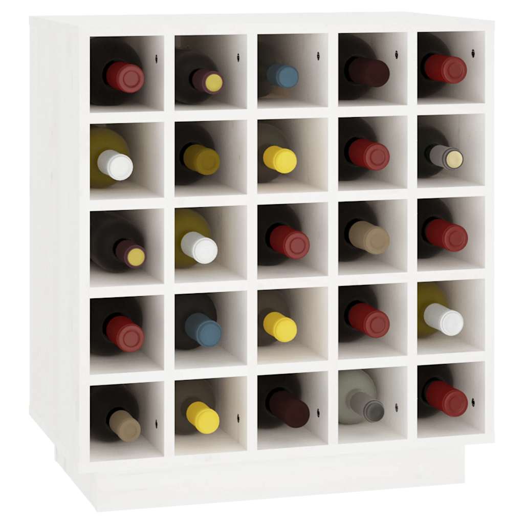 Weinregal 55,5x34x61 cm Massivholz Kiefer