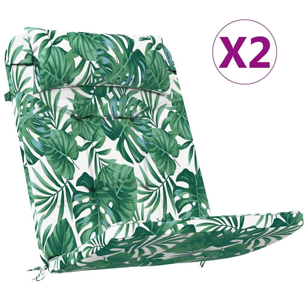 Adirondack-Auflagen 2 Stk. Hellblau Oxford-Gewebe