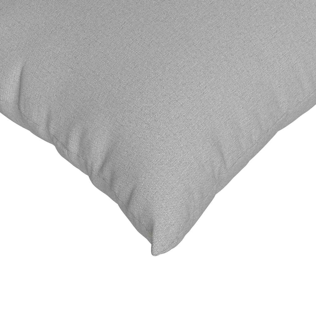 Sofakissen 2 pcs Hellgrau 50 x 30 cm Stoff