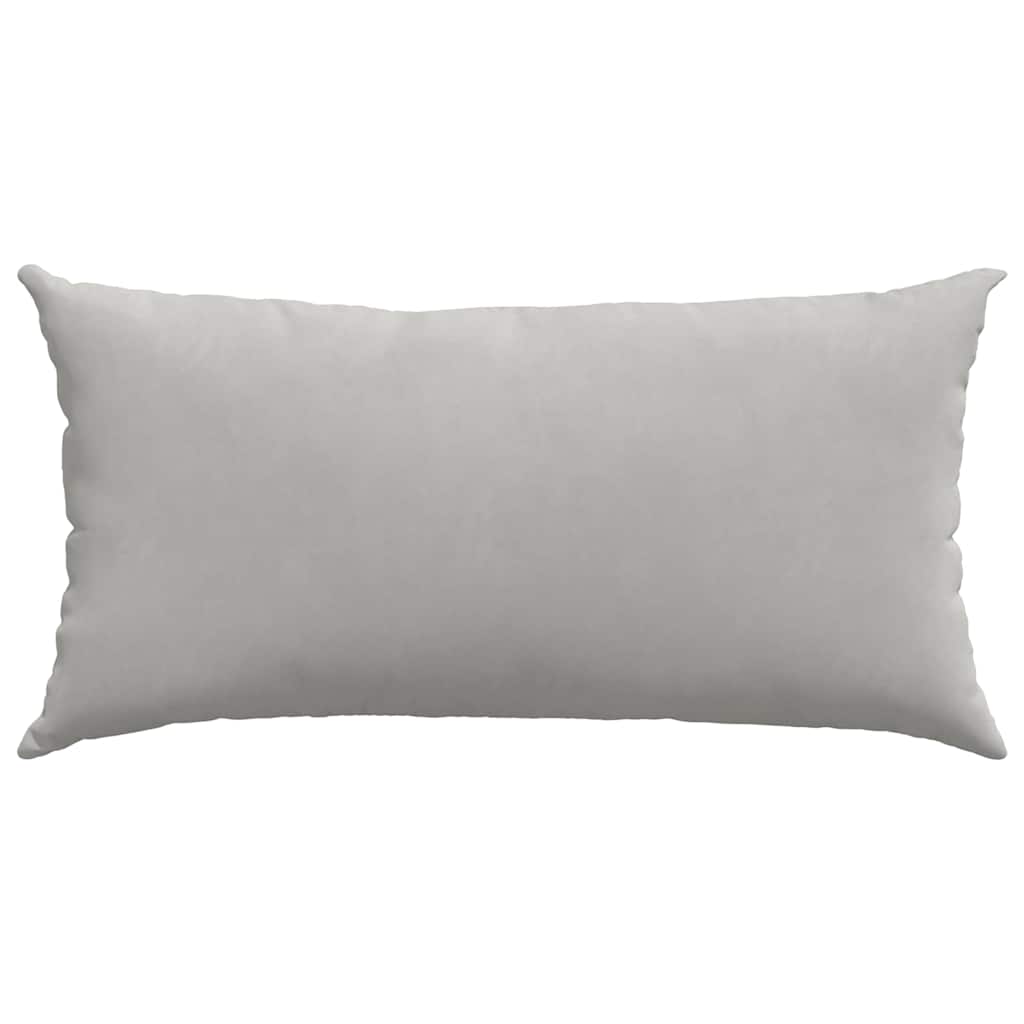 Sofakissen 2 Stück Taupe 50 x 30 cm Stoff