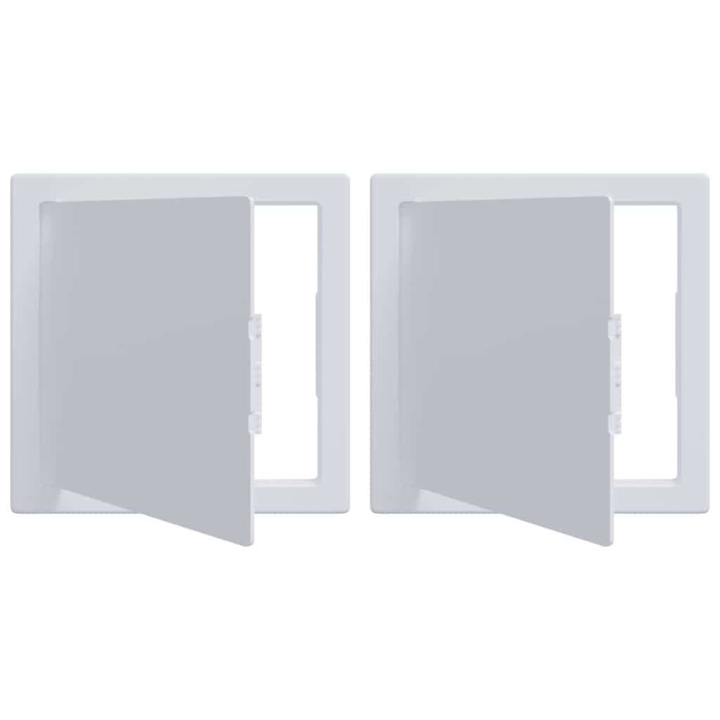 Zugangspanels 2 pcs Weiß 15 x 15 cm ABS Kunststoff