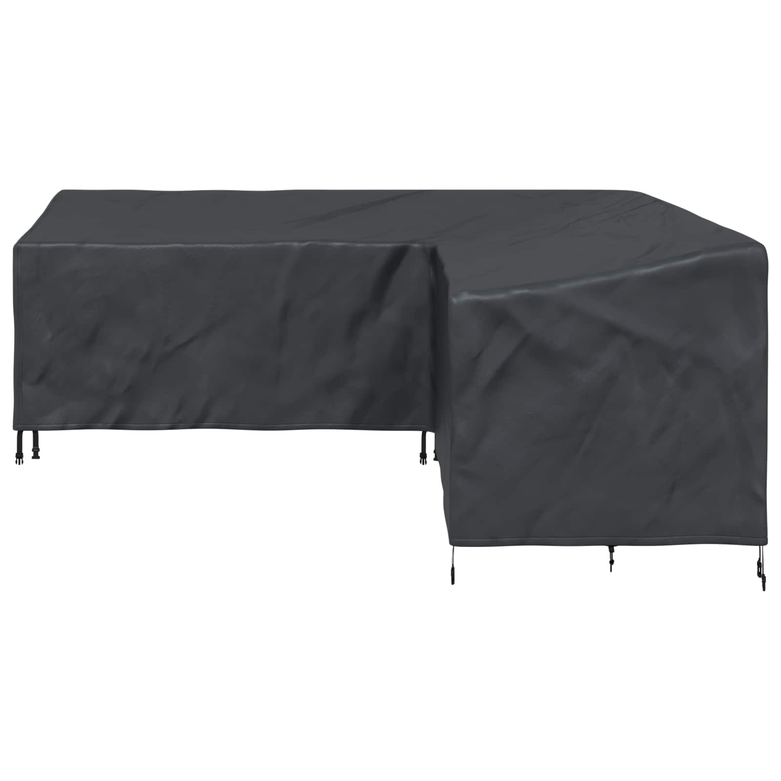 Möbelbezug Schwarz 235 x 235 x 85 cm 210D Oxford Stoff