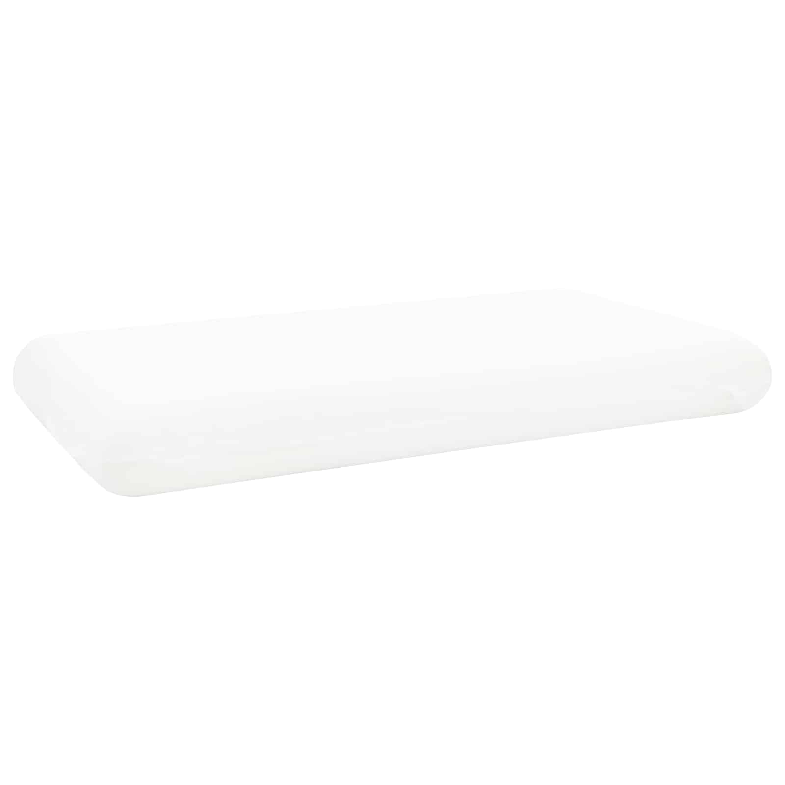 Schlafkissen Uni Weiß 70 x 36 x 6,5 cm Viscoschaum