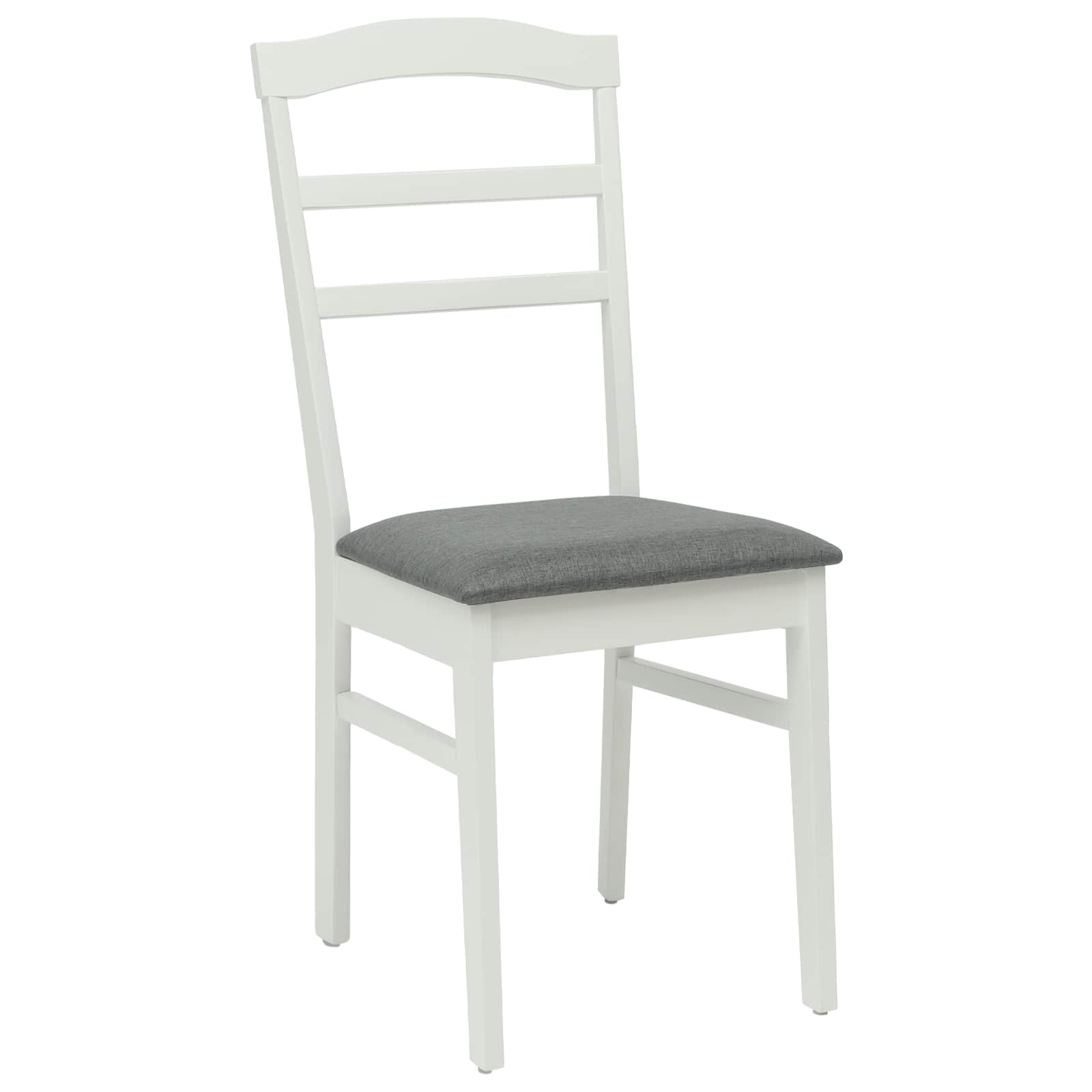 Esszimmerstuhl 2 pcs Hellbraun und hell Massives Gummiholz