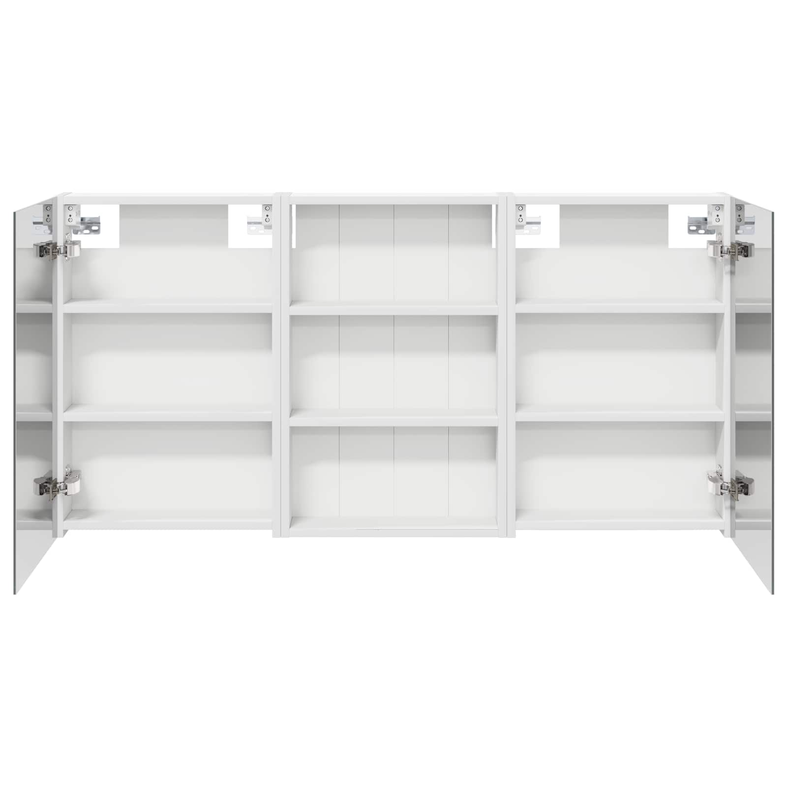 Badezimmerschrank-Set 3 pcs 80 x 10,5 x 50 cm Holzwerkstoff