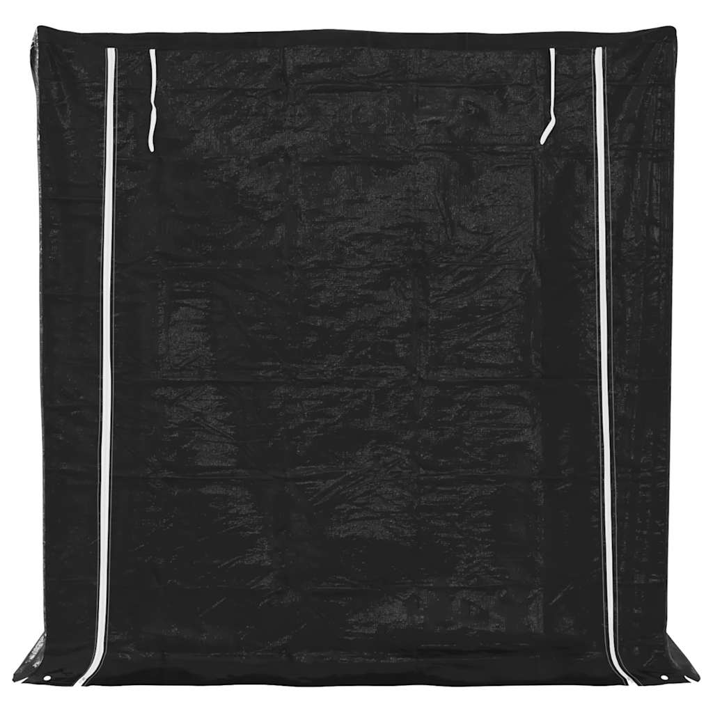 Brennholzregal mit Regenschutz 100,5x40,5x110,5 cm