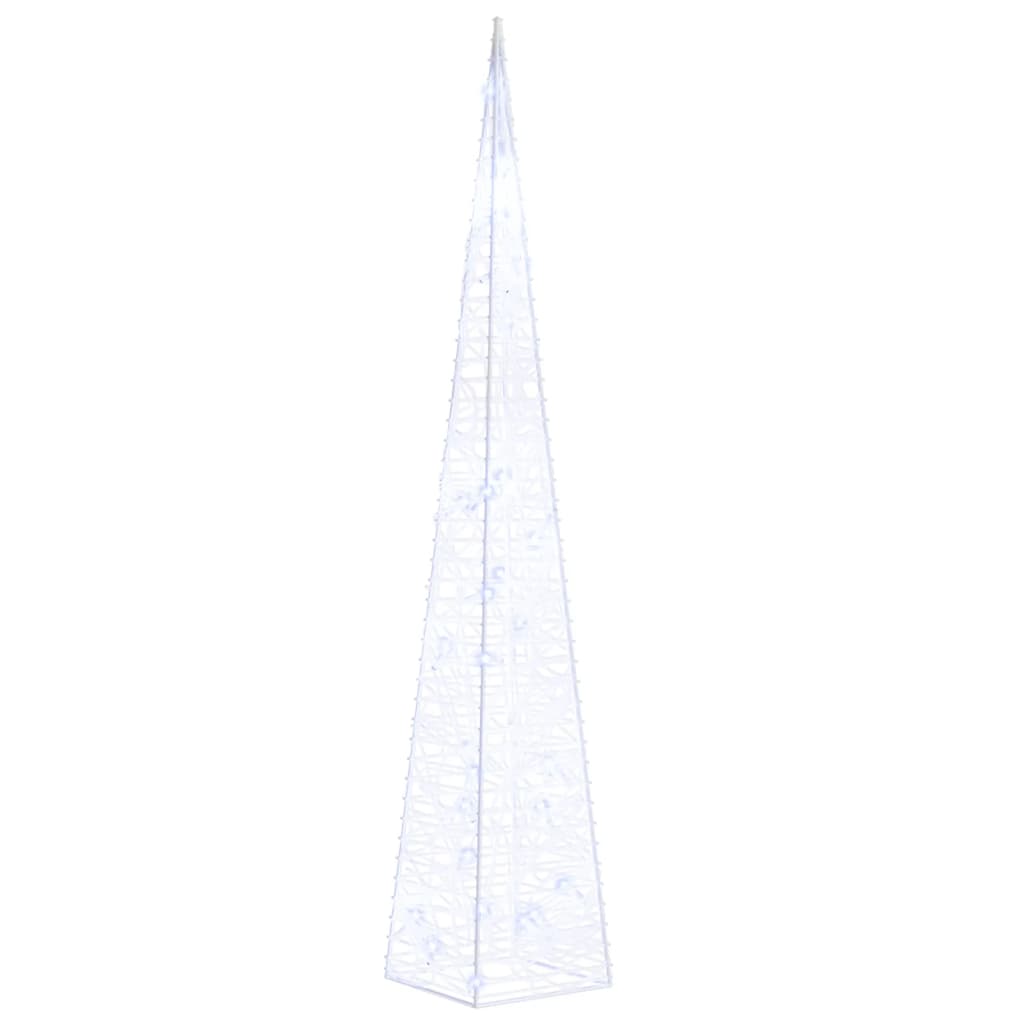 LED-Leuchtkegel Acryl Deko Mehrfarbig 90 cm