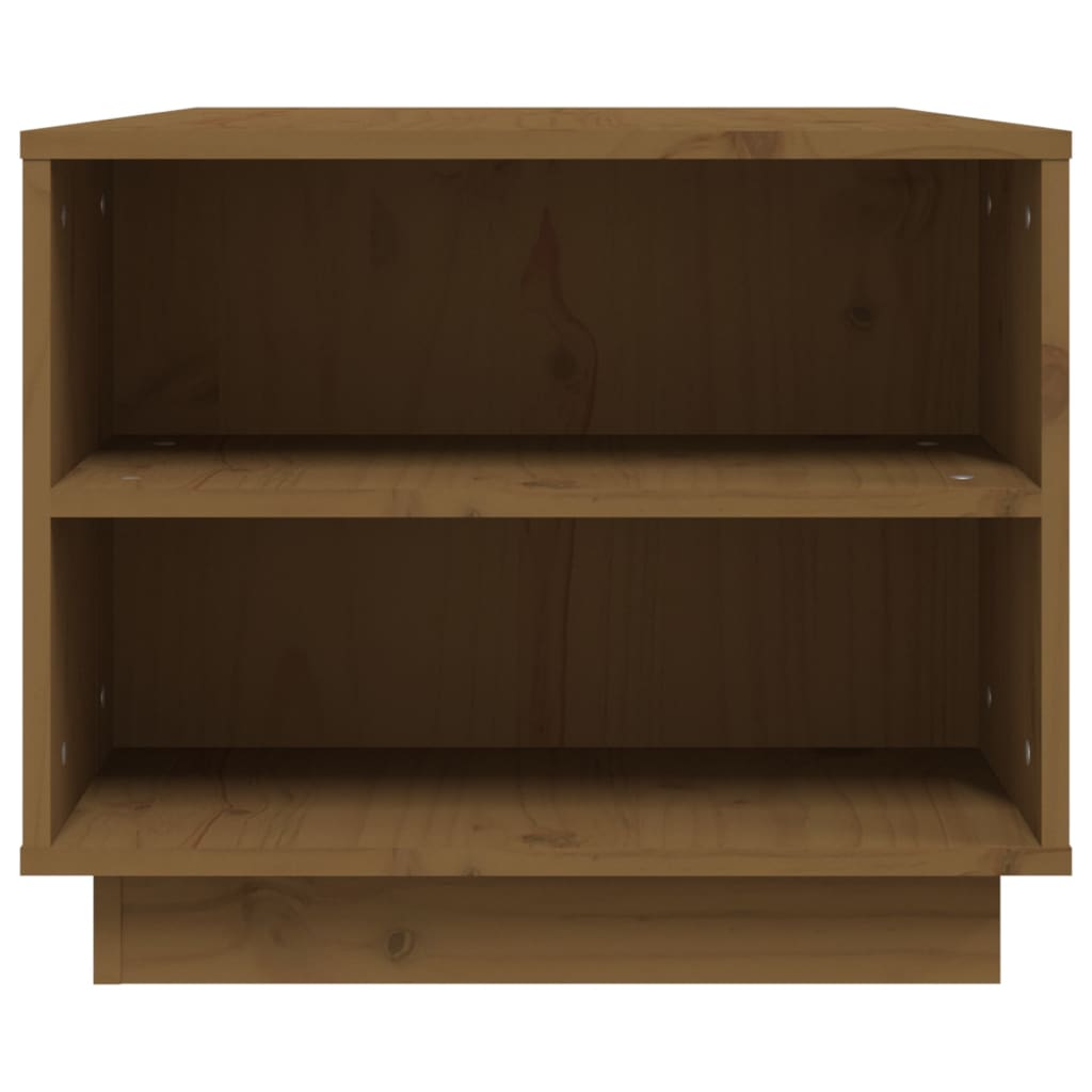 Couchtisch 90x49x40,5 cm Massivholz Kiefer
