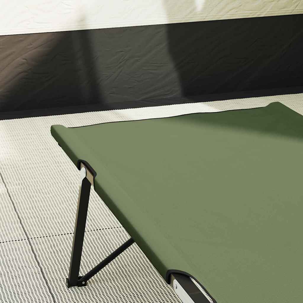 Klapp Schlafbett fürs Camping Blau 206 x 76 x 74 cm