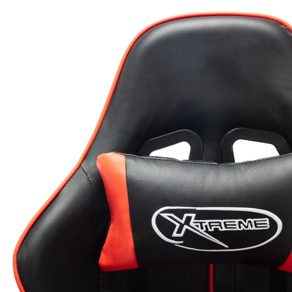 Gaming-Stuhl Schwarz und Blau Kunstleder