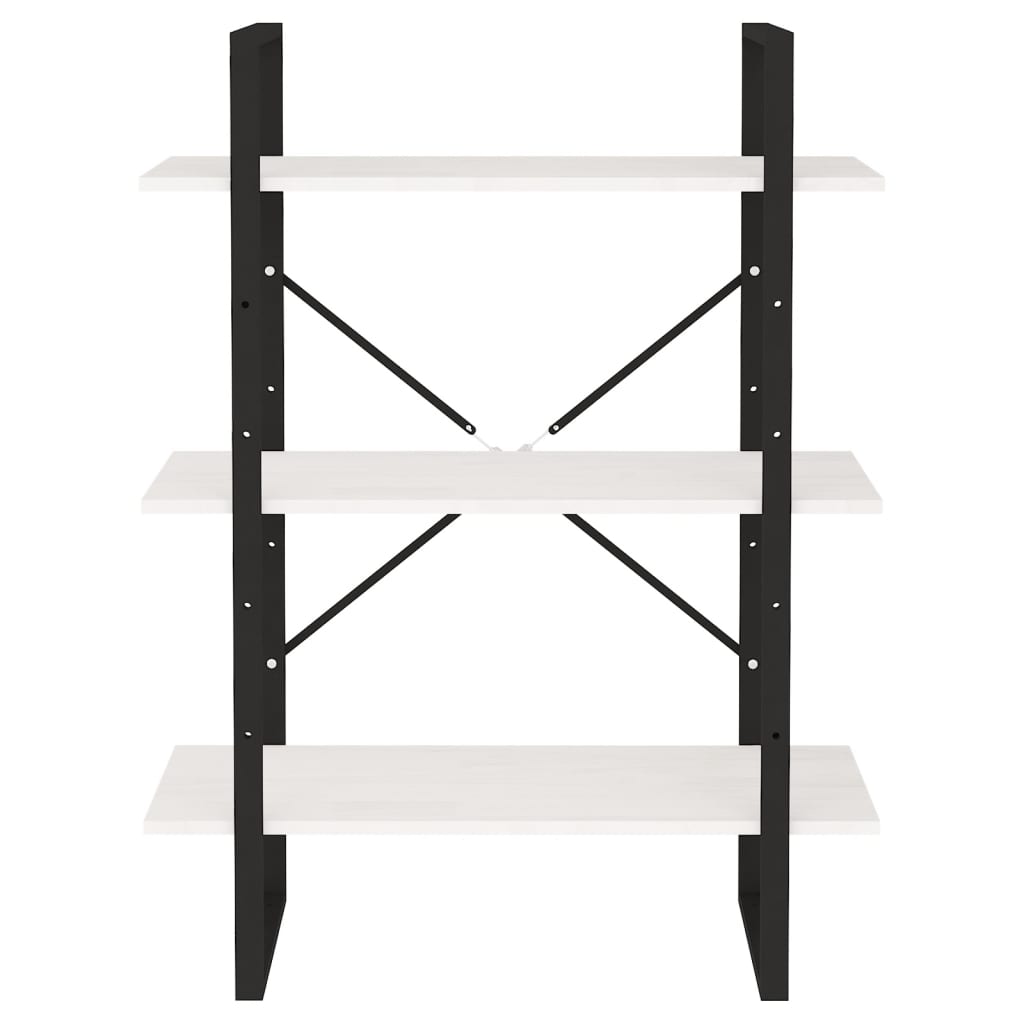 Bücherregal Weiß 80x30x105 cm Holzwerkstoff