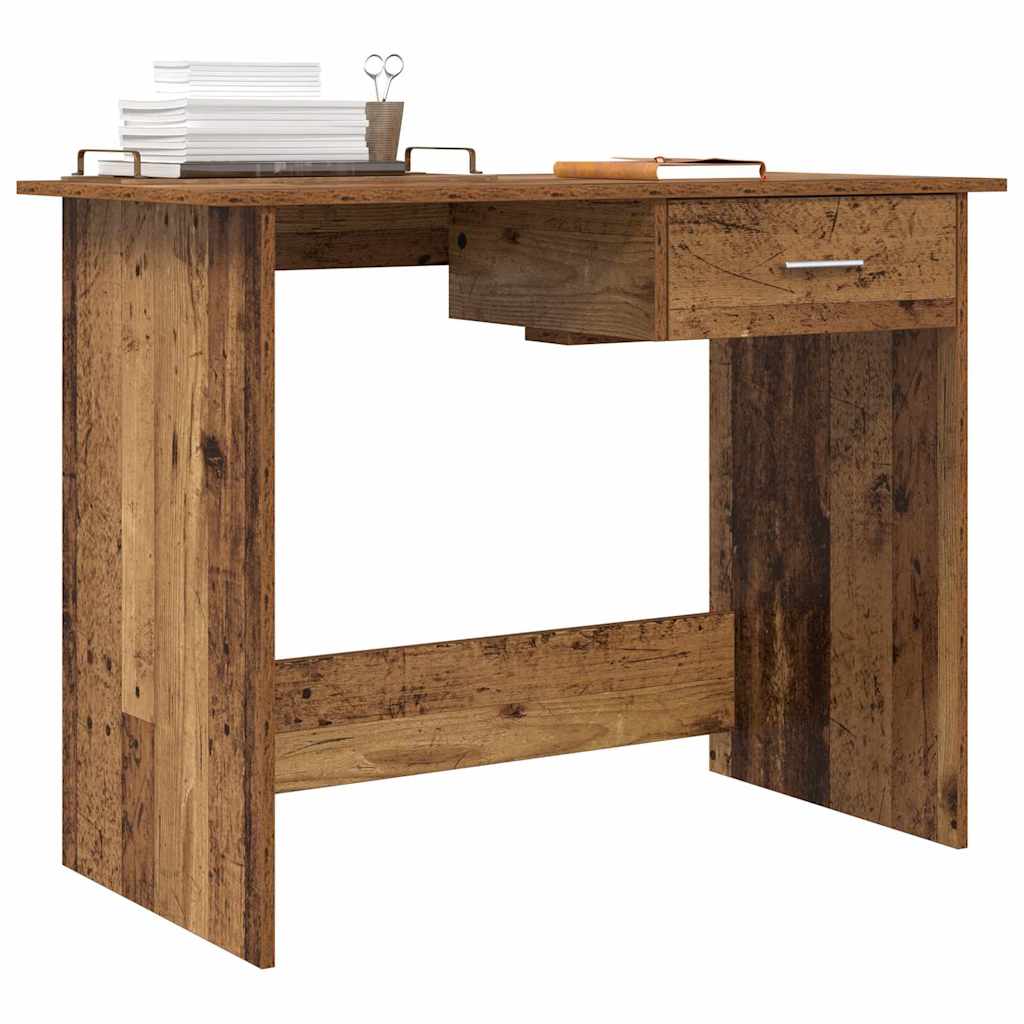 Schreibtisch Weiß 100x50x76 cm Holzwerkstoff