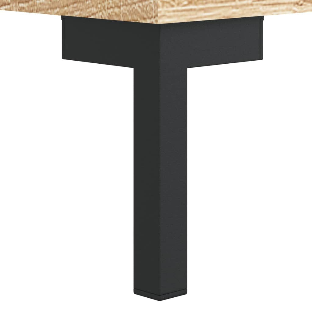 Highboard Hochglanz-Weiß 69,5x34x180 cm Holzwerkstoff