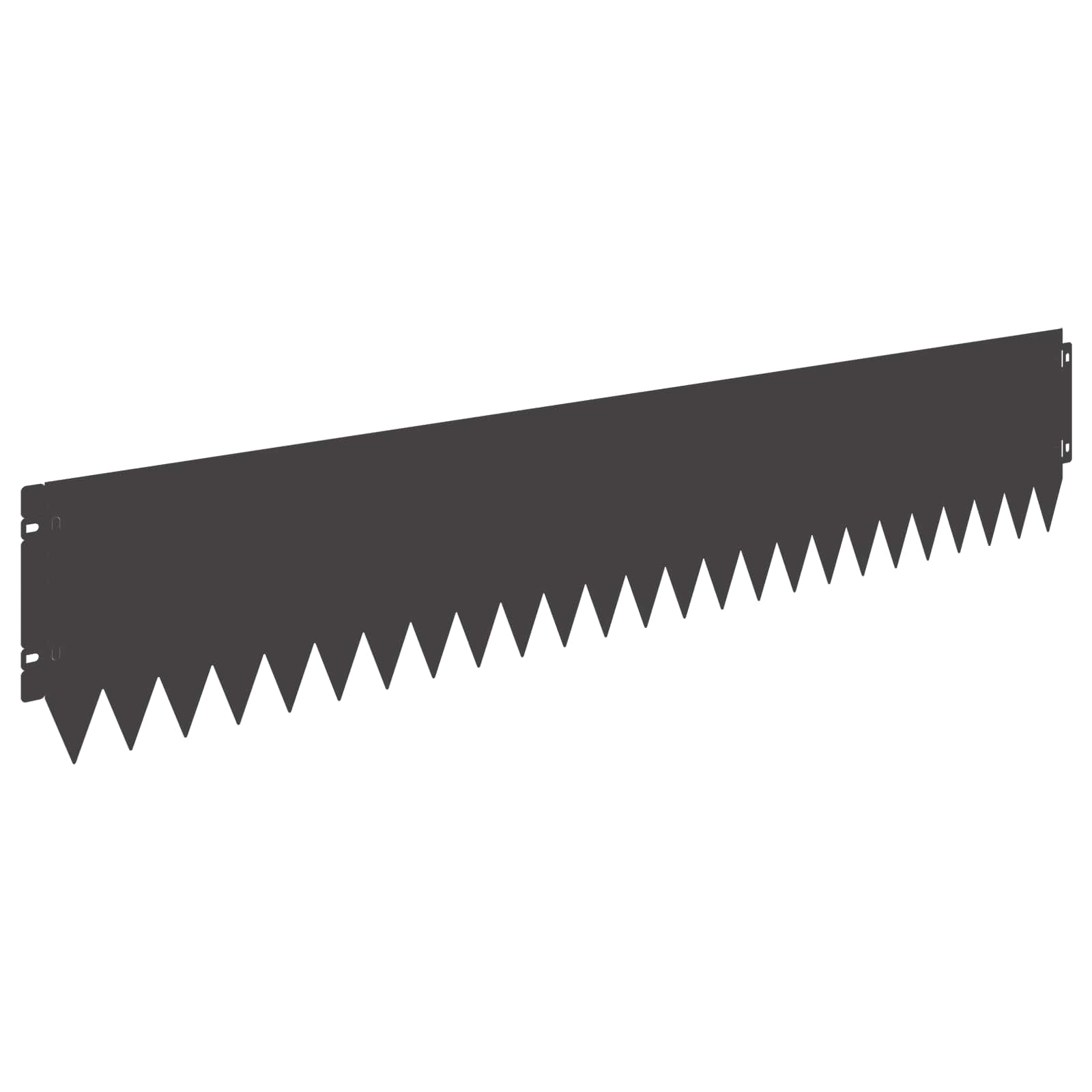 Raseneinfassung 10 pcs 103 x 10 cm Stahl Schwarz