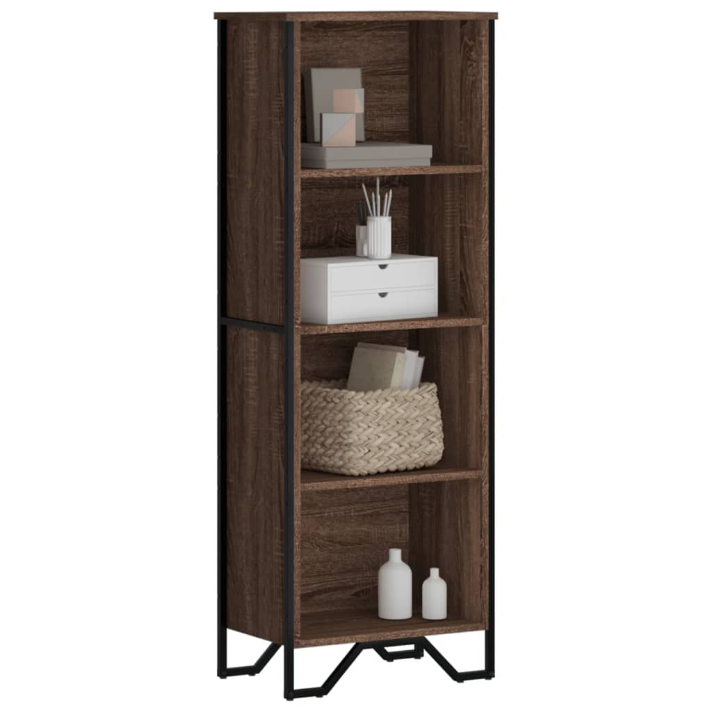 Bücherregal Schwarz 80x31x169 cm Holzwerkstoff