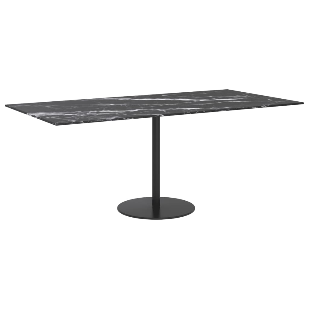 Tischplatte aus gehärtetem Glas quadratisch 700x700 mm