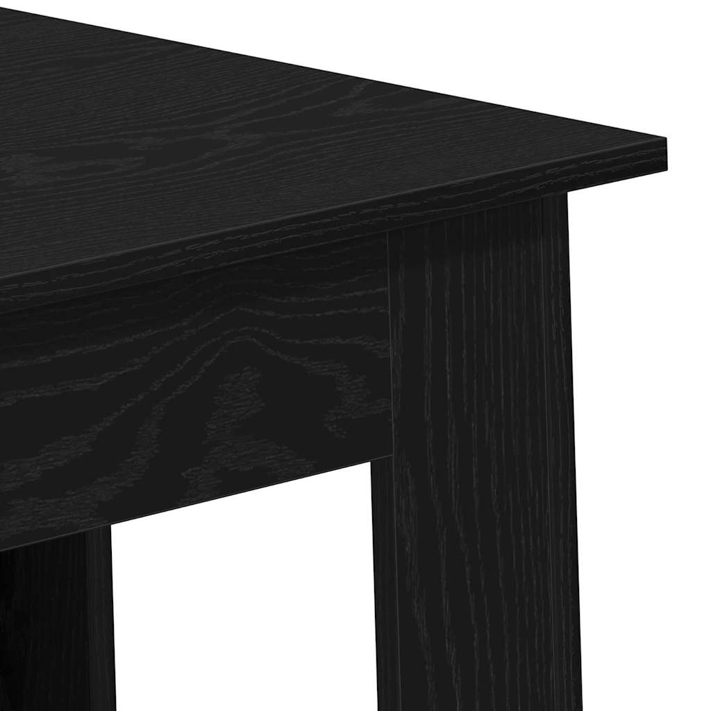Bartisch mit Regal Weiß 102x50x103,5 cm Holzwerkstoff
