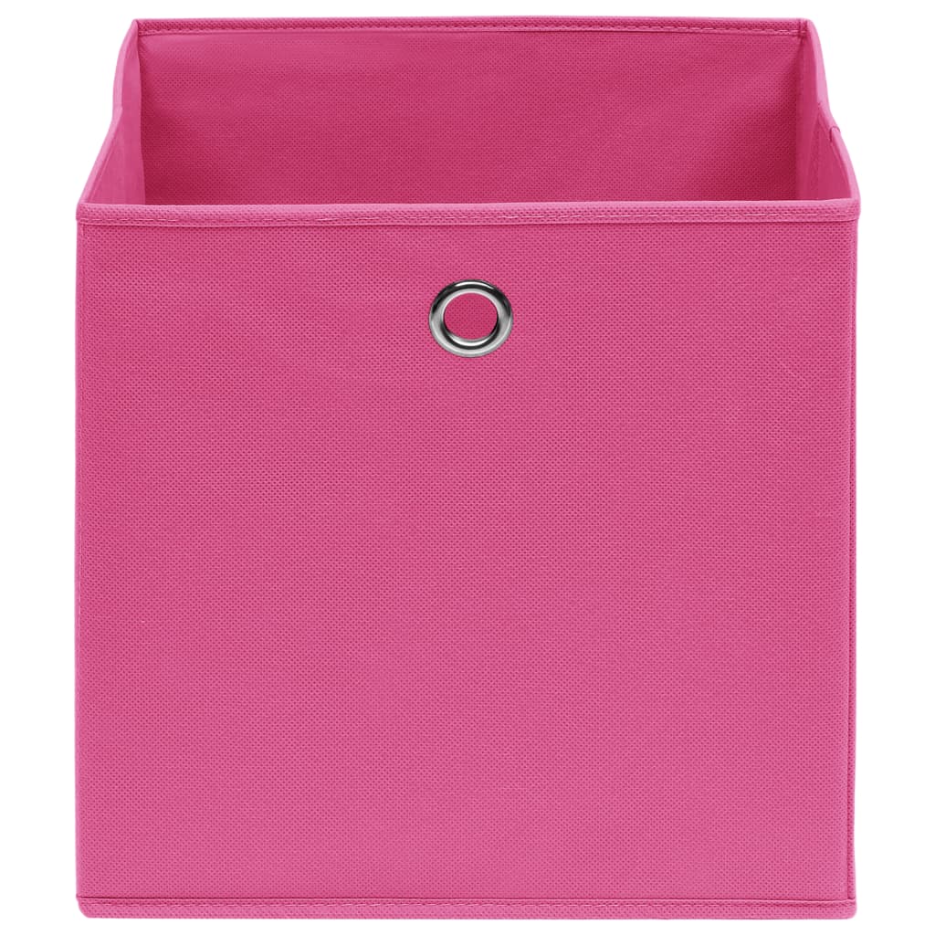 Aufbewahrungsboxen 4 Stk. Blau 32x32x32 cm Stoff