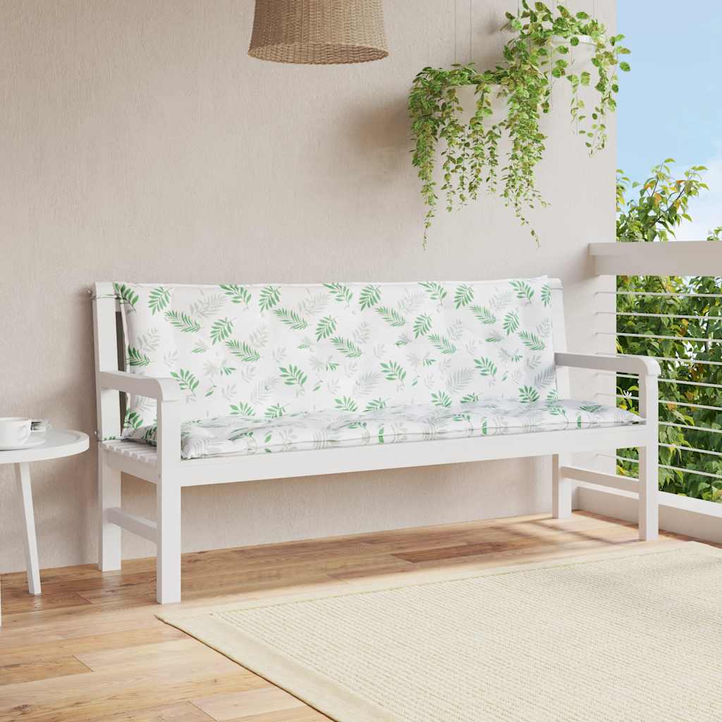 Gartenbank-Auflage Anthrazit 100x(50+50)x7 cm Oxford-Gewebe