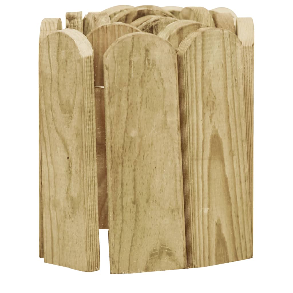 Beeteinfassungen 2 Stk. 120 cm Imprägniertes Kiefernholz
