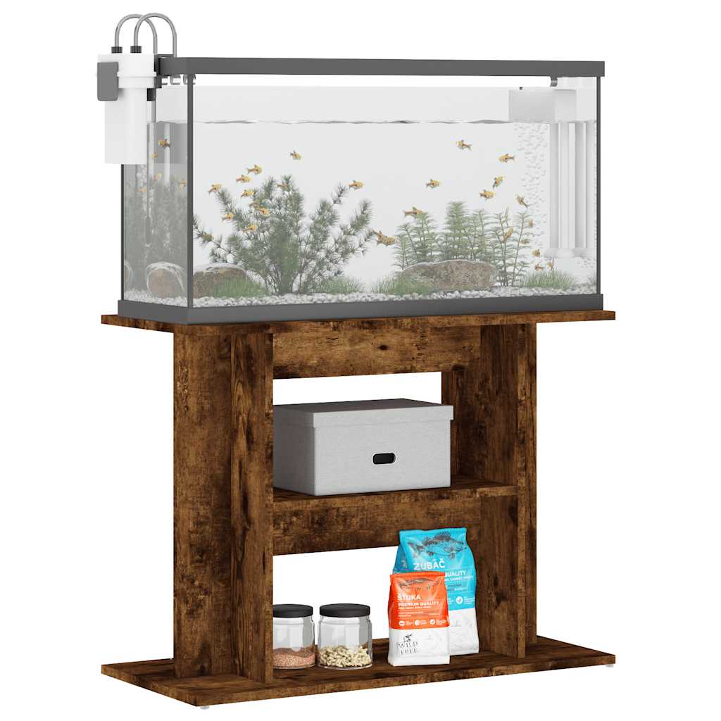 Aquariumständer Weiß 60x30x60 cm Holzwerkstoff