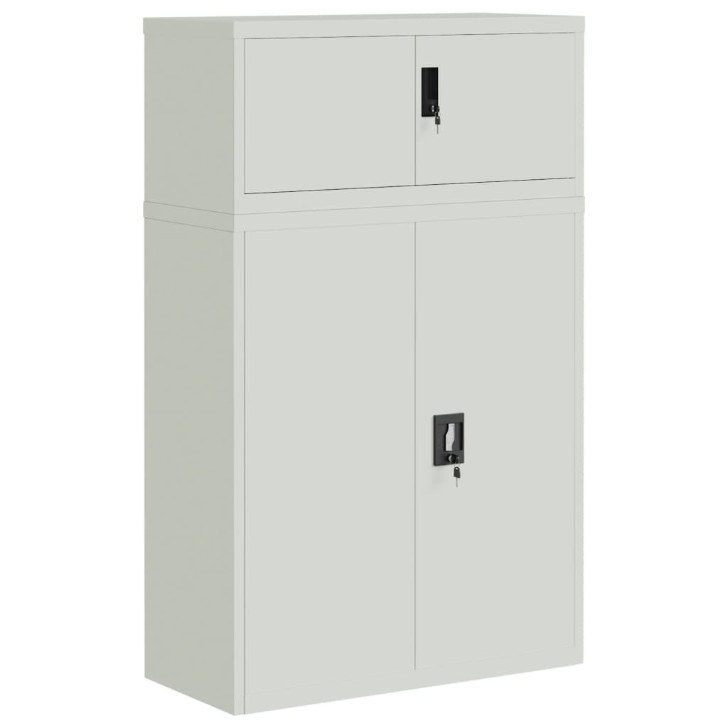 Aktenschrank Weiß 90x40x110 cm Stahl