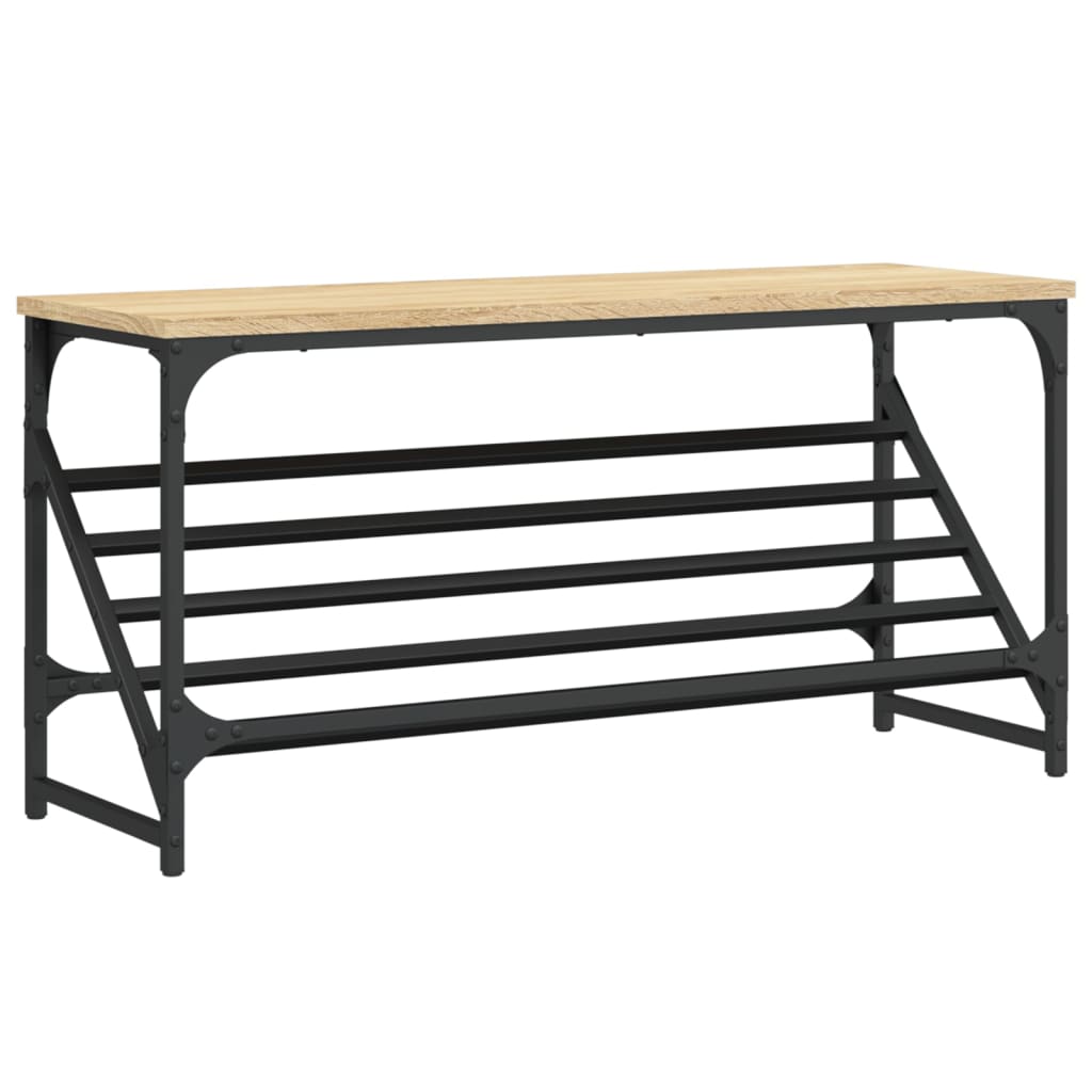 Schuhregal Schwarz 60x30x45 cm Holzwerkstoff