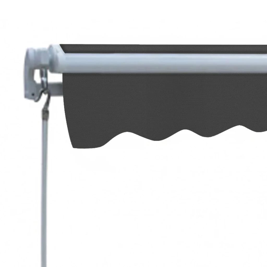Gelenkarmmarkise Handbetrieben 300 cm Blau/Weiß